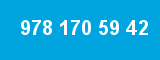 978 170 59 42 978 170 59 42